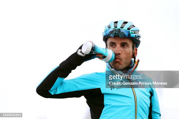 Gorka Izagirre Insausti of Spain and Team Astana – Premier Tech cools down after the 76th Tour of Spain 2021, Stage 3 a 202,8km stage from Santo...