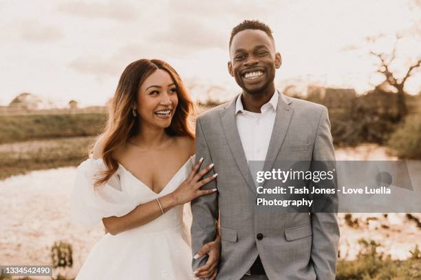 elopement matrimonio - african american wedding foto e immagini stock