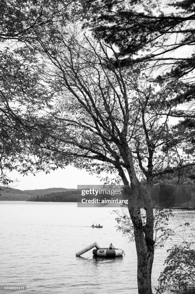 People enjoy their time on Schroon Lake
