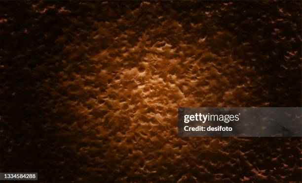 horizontal vector backgrounds with a wall like dotted rough, uneven grainy texture spotlit painted in dark chocolate brown colour with a bright centre and dark edges and corners - concrete brown texture stock illustrations