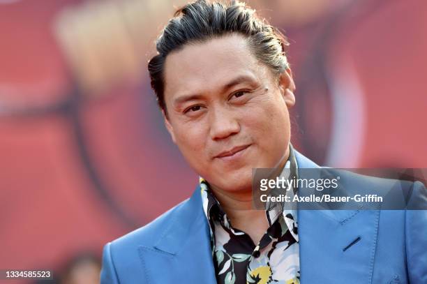 Jon Chu attends Disney's Premiere of "Shang-Chi and the Legend of the Ten Rings" at El Capitan Theatre on August 16, 2021 in Los Angeles, California.