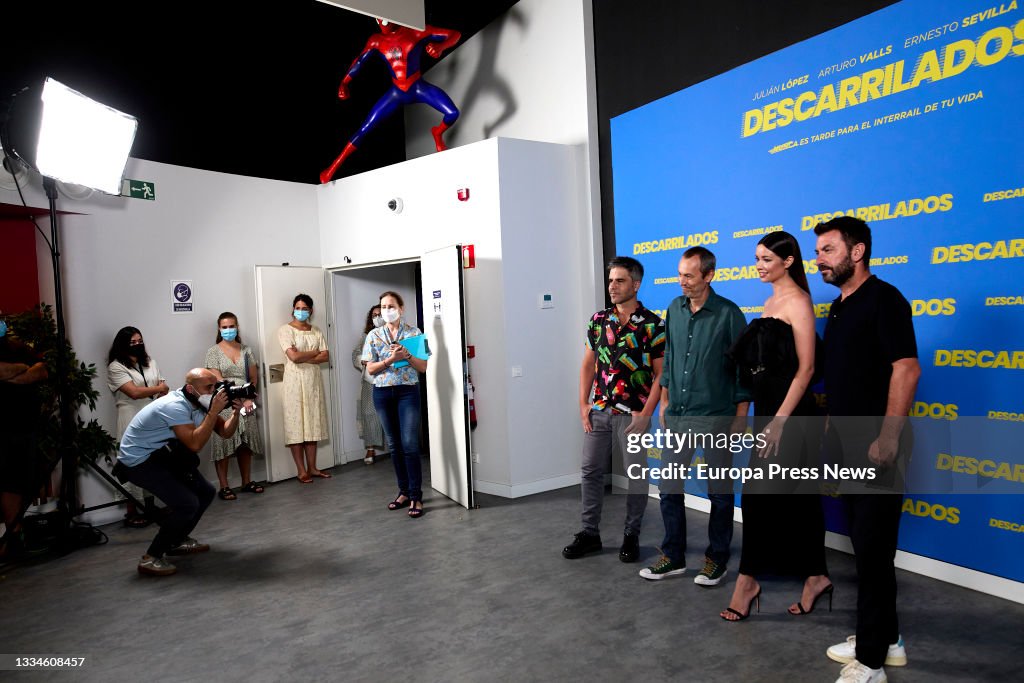 Presentation Of The Film 'descarrillados', Which Will Be Released On August 20th.