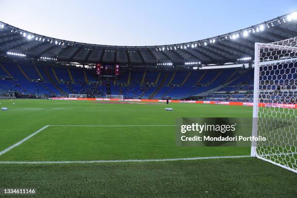 General view Olympic Stadium during the friendly match Roma - Raja Club Casablanca at the Olympic Stadium. Rome , August 14th, 2021