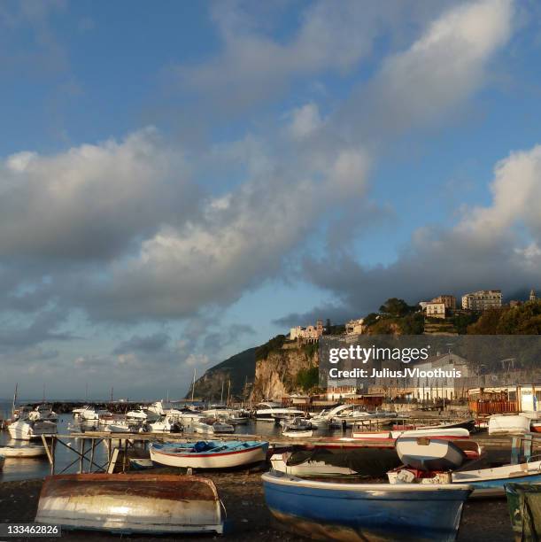 small fishing village  of  marina di seiano - vico equense ストックフォトと画像