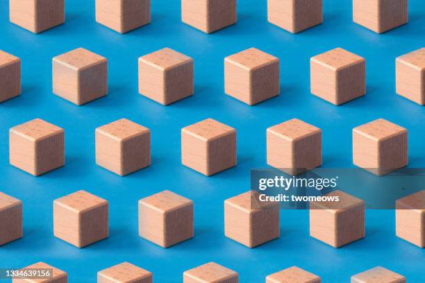 wooden cube background. - block shape stock pictures, royalty-free photos & images