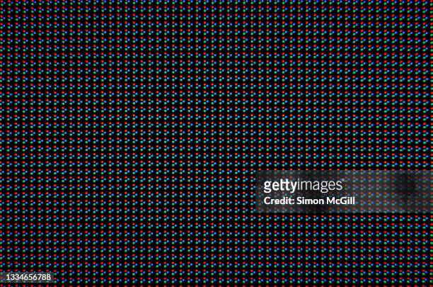light emitting diodes (led) on a rgb digital billboard - leds stock pictures, royalty-free photos & images