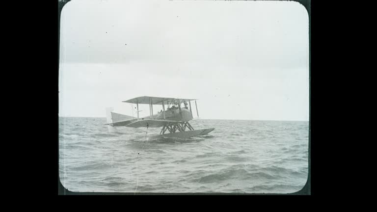 WW1 photo plan crashed into harbour Warnemünde Germany WW1 photo plan crashed into harbour Warnemünde Germany