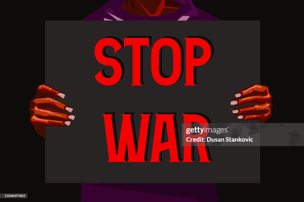 Anti-war flag