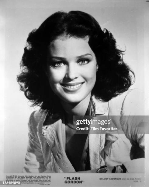 Melody Anderson publicity portrait for the film 'Flash Gordon', 1980 ...