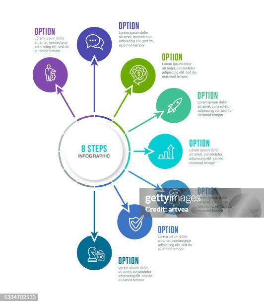 infographic elements - 8 stock illustrations