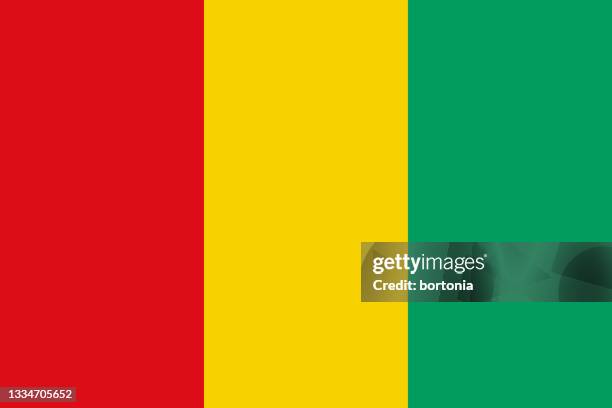 guinea african country flag - guinea flag stock illustrations