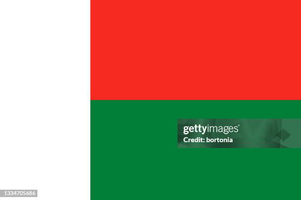 madagascar african country flag - antananarivo stock illustrations