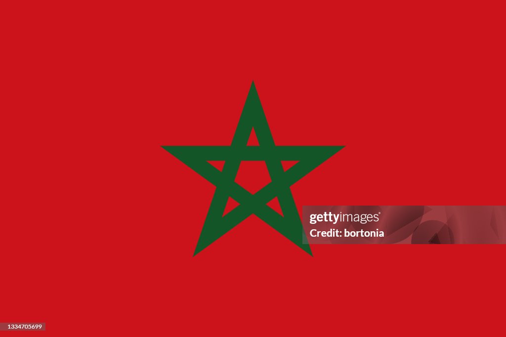 Morocco African Country Flag