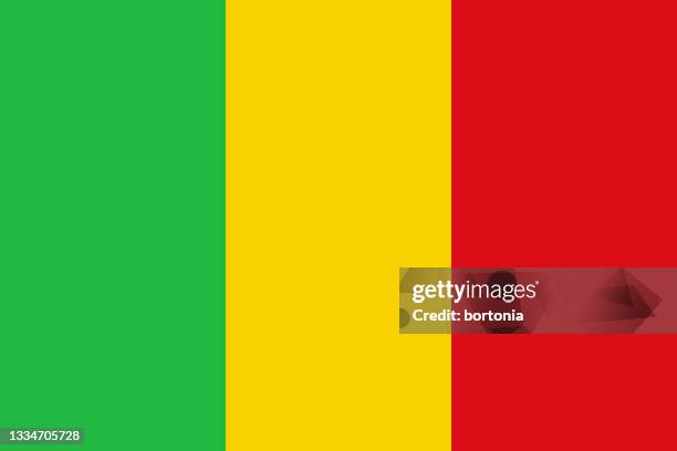 ilustrações, clipart, desenhos animados e ícones de bandeira do país africano da república do mali - mali