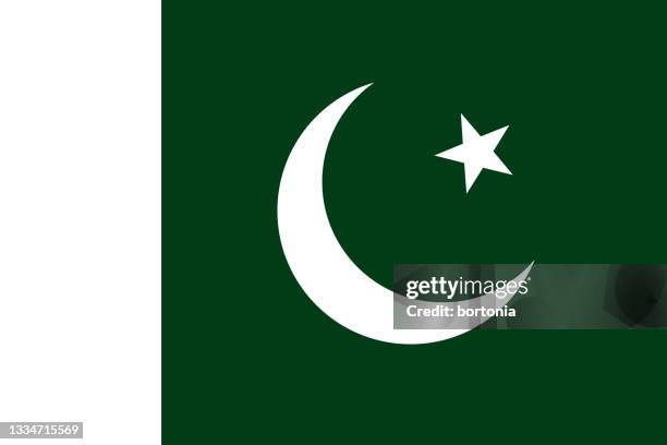 islamic republic of pakistan asia flag - pakistani flag stock illustrations