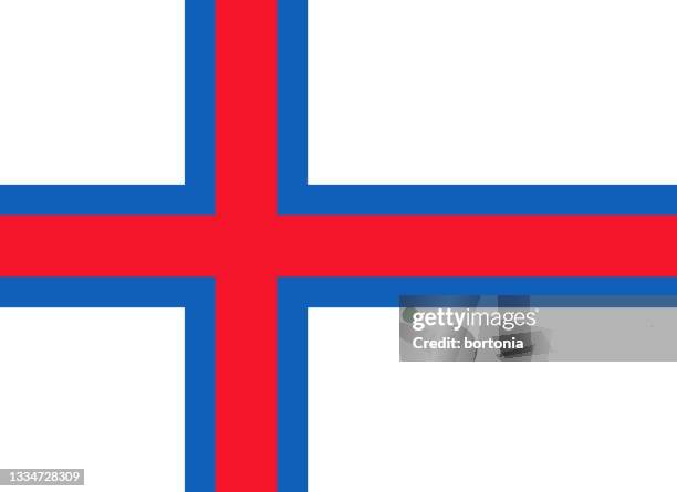 faroe islands europe flag - denmark flag vector stock illustrations