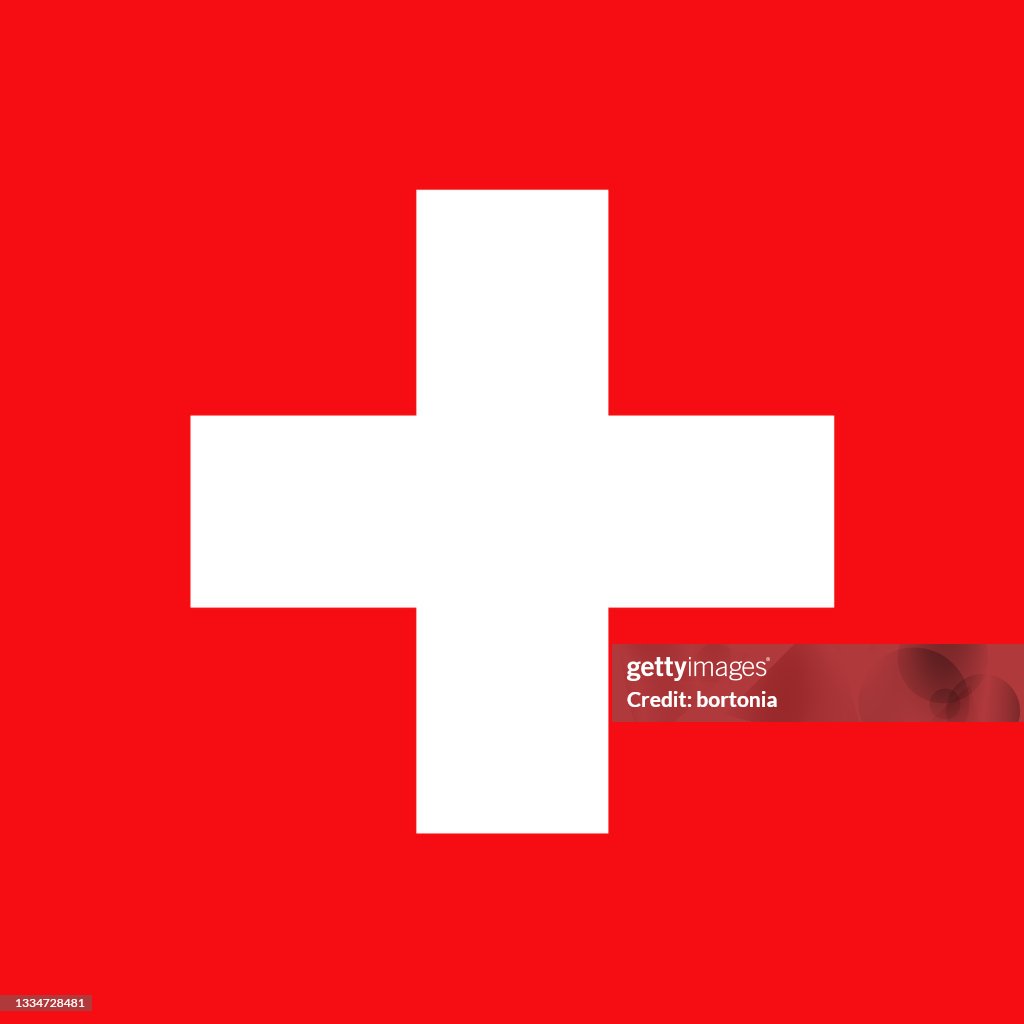 Swiss Confederation (Switzerland) Europe Flag