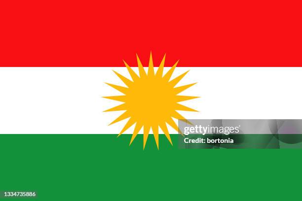 ilustrações de stock, clip art, desenhos animados e ícones de kurdistan region flag - todas as bandeiras do médio oriente