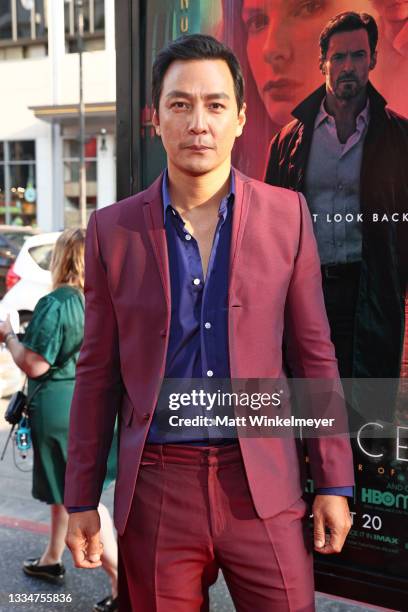 Daniel Wu attends the premiere of Warner Bros. Pictures "Reminiscence" at TCL Chinese Theatre on August 17, 2021 in Hollywood, California.