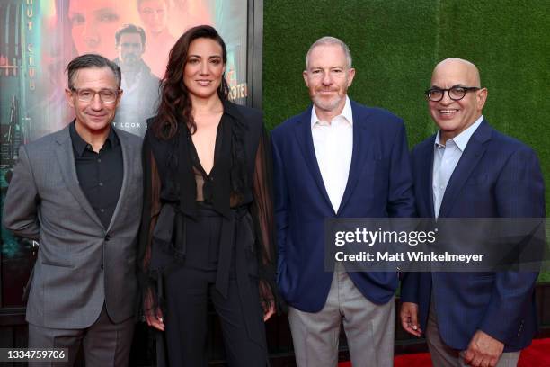 President of Worldwide Marketing at Warner Bros. Pictures Group Josh Goldstine, Lisa Joy, Chairman of Warner Bros. Pictures Group Toby Emmerich,...