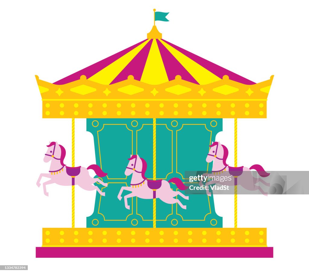 Carousel Horses Carnival Luna Park