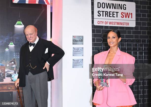 Alesha Dixon during the "Girls Rule" photocall at Madame Tussauds on August 18, 2021 in London, England.