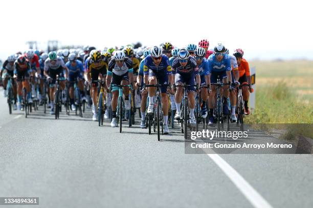 Josef Cerny of Czech Republic and Team Deceuninck - Quick-Step leads The Peloton during the 76th Tour of Spain 2021, Stage 5 a 184,4km stage from...