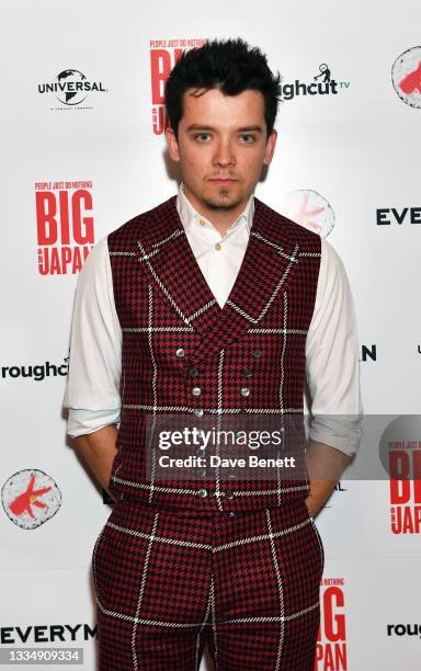Asa Butterfield attends "People Just Do Nothing: Big In Japan" launch party at Everyman Broadgate on August 18, 2021 in London, England.
