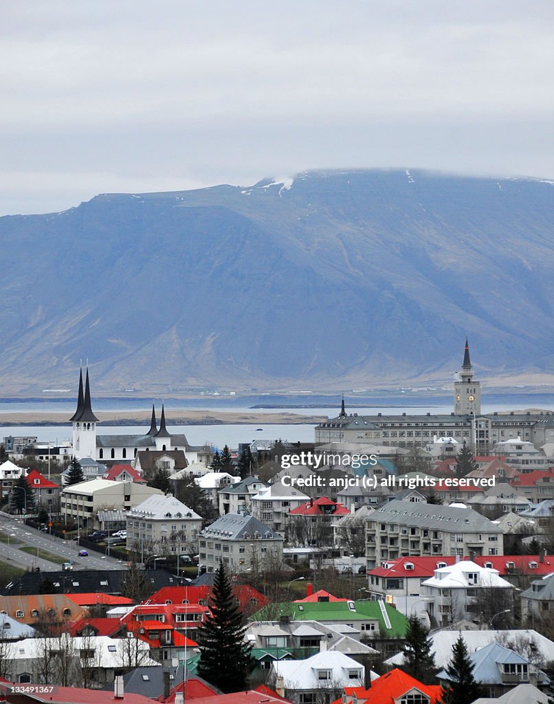 Panoramic Reykjavik, Iceland