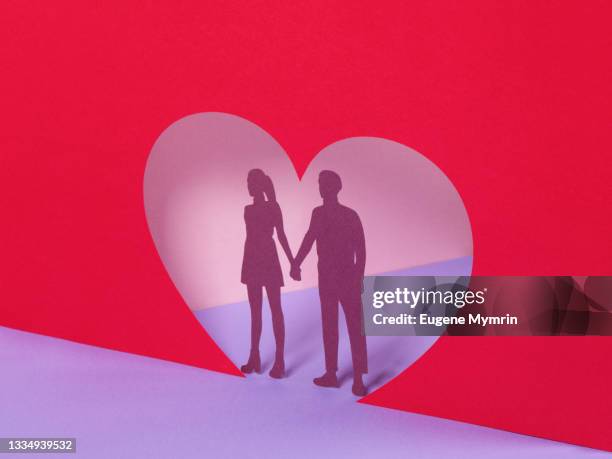 valentine's day concept - love at first sight stock-fotos und bilder