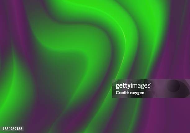 abstract green purple background dark steam of psychedelic art - dark fruit ink stock pictures, royalty-free photos & images