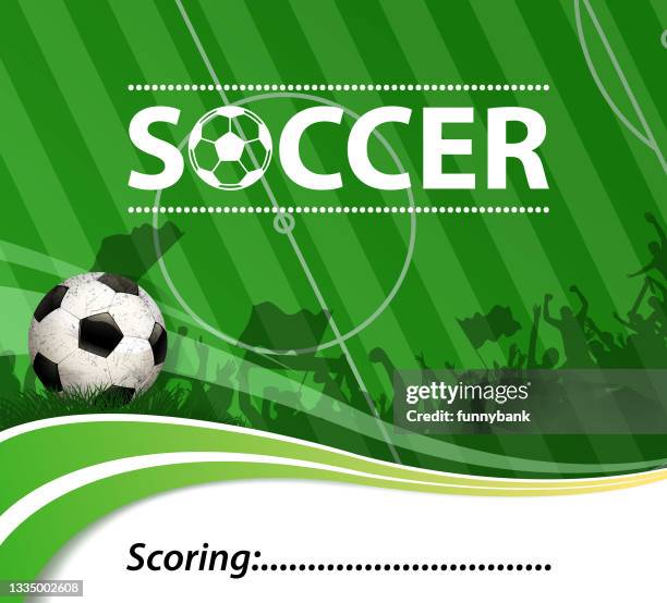 season scoring sign - aerial fields stock illustrations