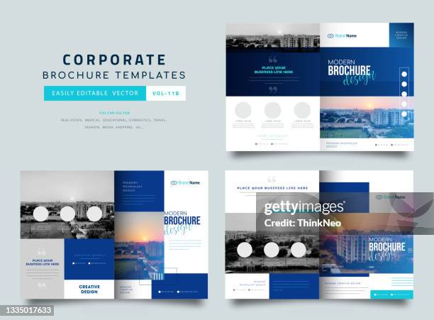 illustrations, cliparts, dessins animés et icônes de modèle de conception de brochure immobilière géométrique. modèle de conception de brochure de dépliant d’entreprise - real estate background