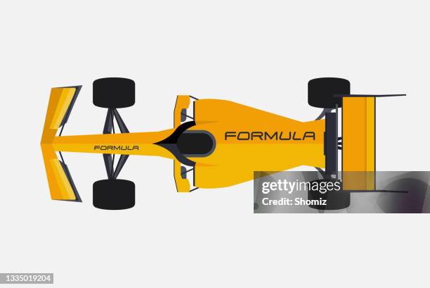 stockillustraties, clipart, cartoons en iconen met formula race car - racewagen