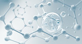 Molecule inside Liquid Bubble