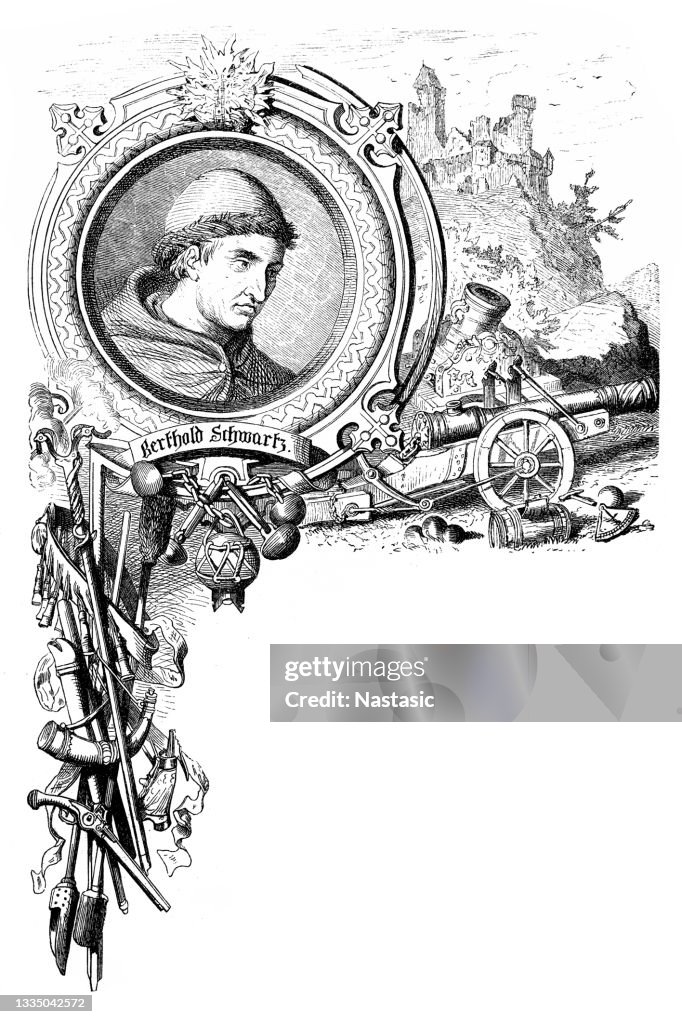 First Gunpowder Invented The Invention Of Gunpowder High-Res Vector Graphic - Getty Images