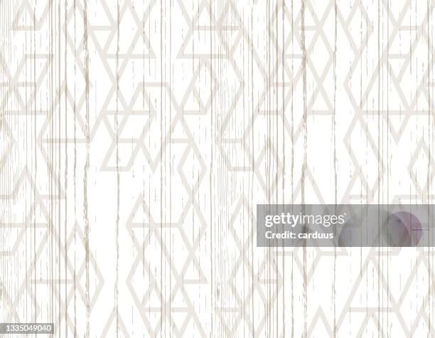 seamless wood textured geometric pattern - rough plastic texture stock illustrations