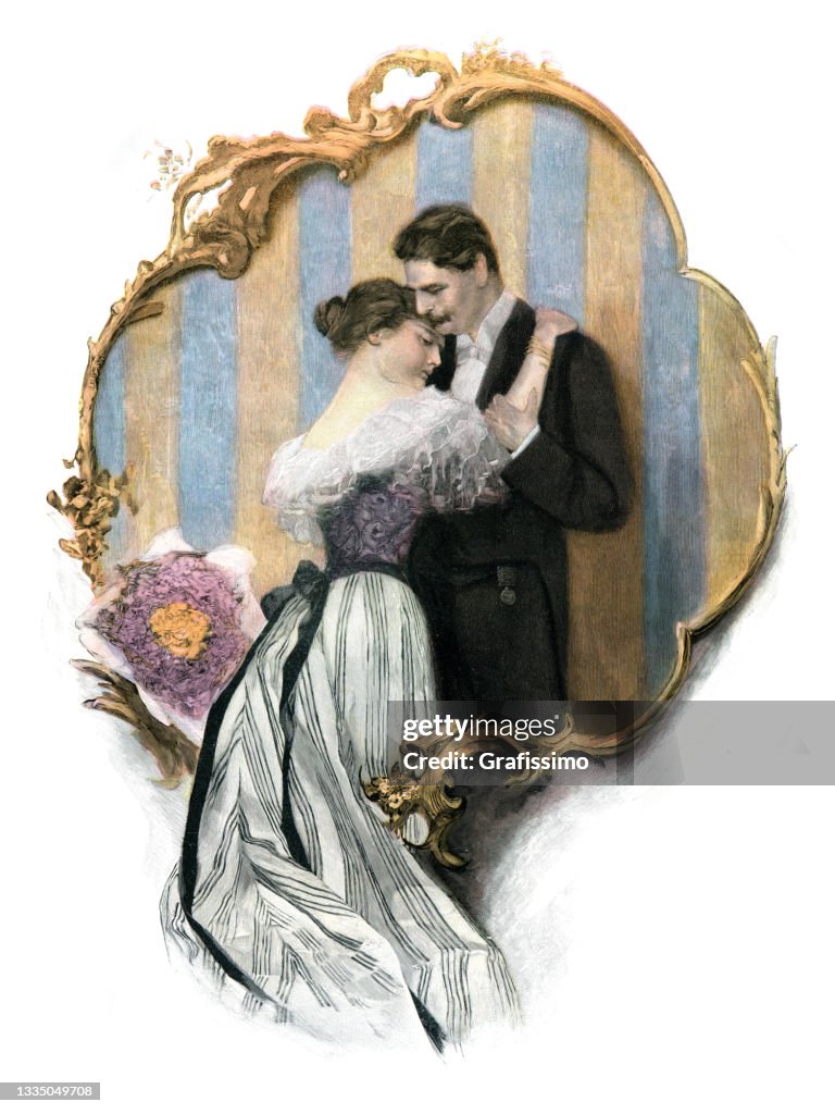 Painting Couple in Love 1897