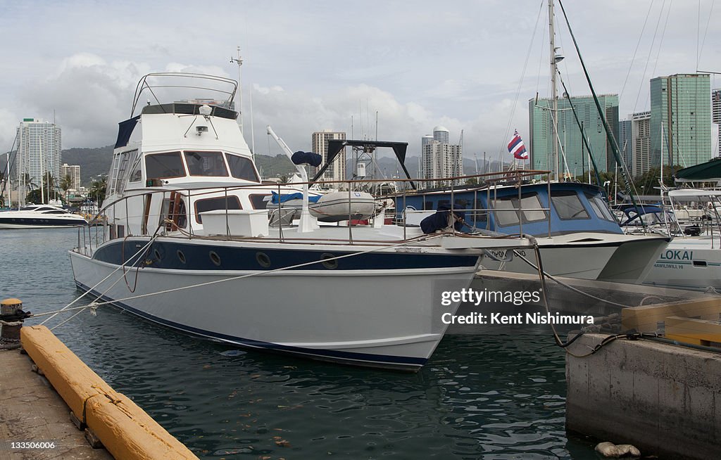 Exterior Views Of Natalie Woods' Former Boat "Splendour"