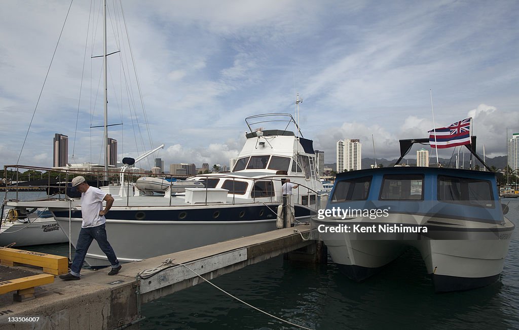 Exterior Views Of Natalie Woods' Former Boat "Splendour"