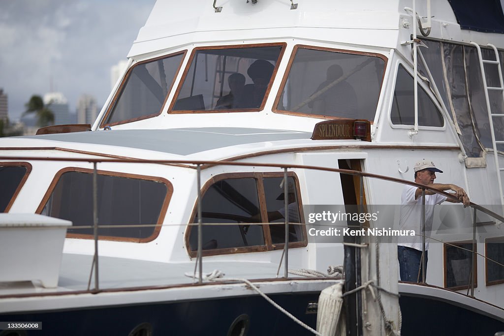 Exterior Views Of Natalie Woods' Former Boat "Splendour"