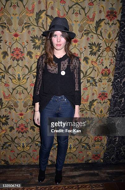 Singer Lou Lesage attends the Technikart 20th Anniversary Party at Le Trianon on November 18, 2011 Paris, France.