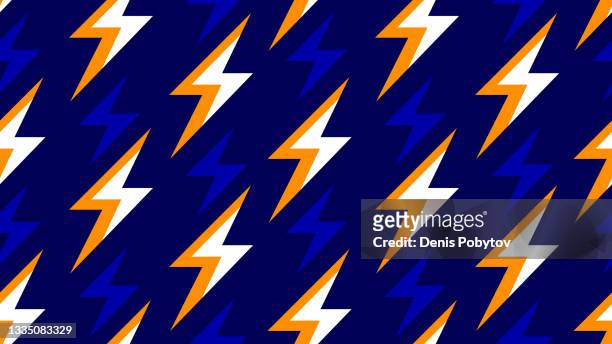 simple bright seamless illustration - lightning. - electricity 幅插畫檔、美工圖案、卡通及圖標