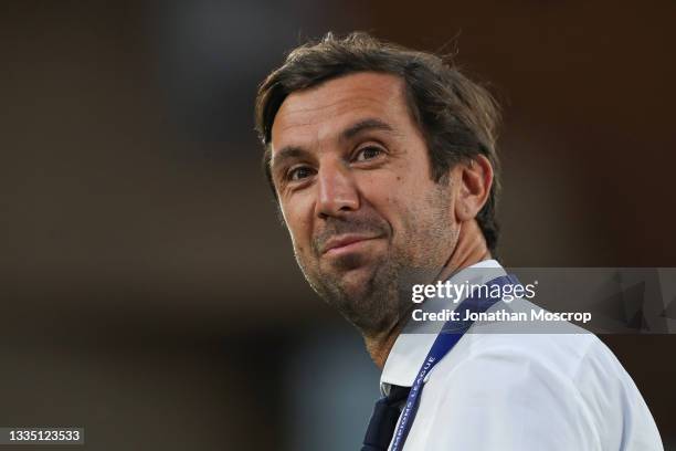 Darijo Srna Shakhtar Donetsk Director of Sport during the UEFA Champions League Play-Offs Leg One match between AS Monaco and Shakhtar Donetsk at on...