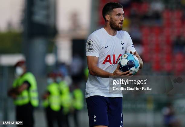 Matt Doherty of Tottenham Hotspur FC in action during the UEFA Europa Conference League match between FC Pacos de Ferreira and Tottenham Hotspur at...