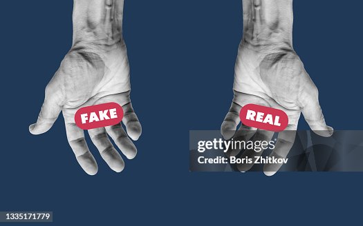 Fake or real. Fake or real.
