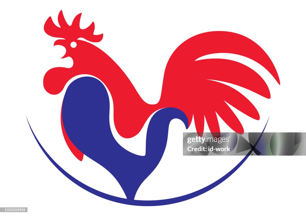 Français symbole de chant de coq
