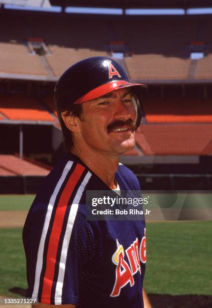 California Angels Bobby Grich before MLB playoff game against the Toronto Bluejays, July 20, 1986 in Anaheim, California.