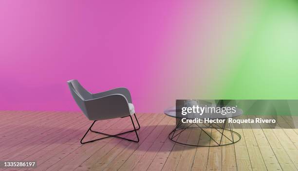 3 d  render of living room with sofa, decoration and copy space - background paint room stock pictures, royalty-free photos & images