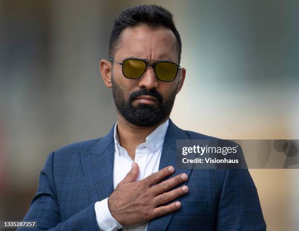 Sky Sports pundit and former India batsman Dinesh Karthik before day four of the First LV= Insurance Test Match between England and India at Trent...